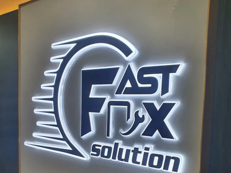 Fast Fix Solution signage by K Signs