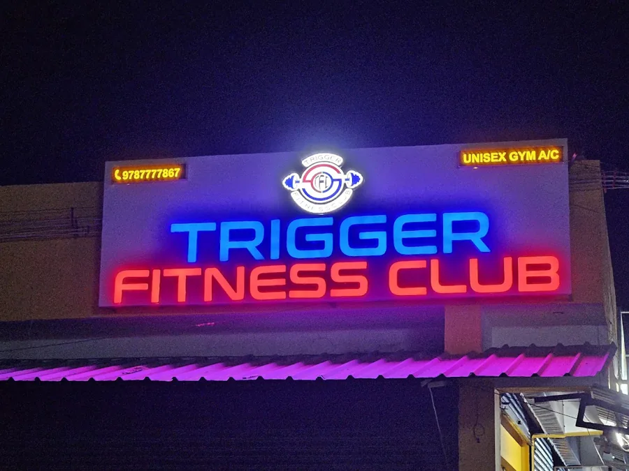 Trigger Fitness Club signage by K Signs